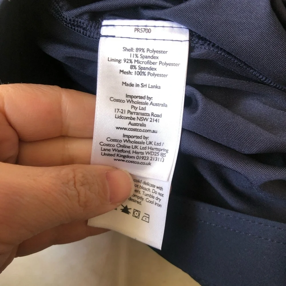 Eddie Bauer Sport Quick Dry Navy Blue Skort